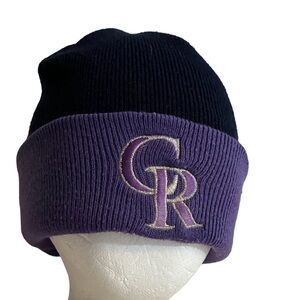 NBL Colorado Rockies Baseball Winter Beanie Hat